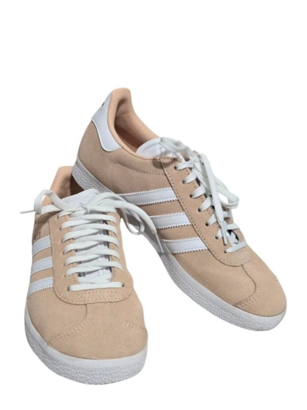 Adidas Gazelle Sneaker Shoes Suede Beige Size US 7 EU 38 ⅔